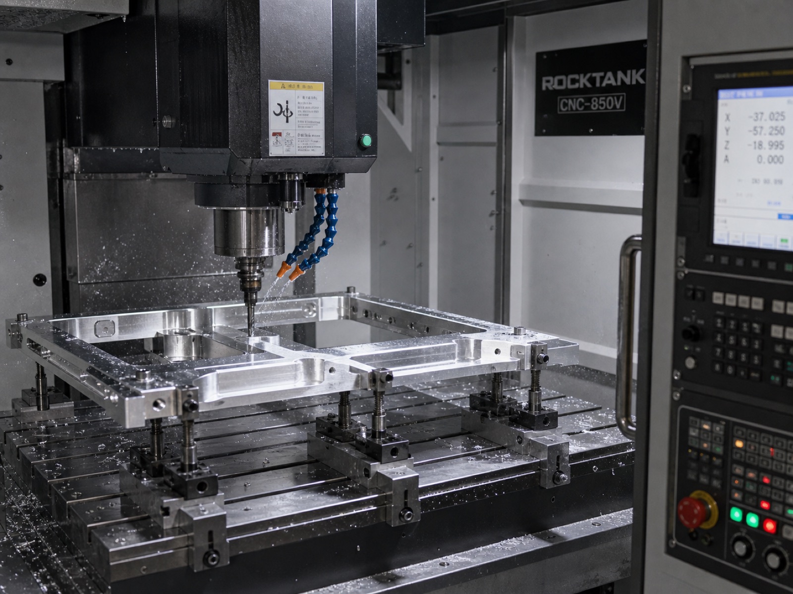 ROCKTANK CNC manufacturing detail